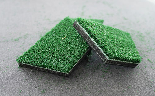 人造草坪切割效果